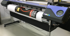 Запуск печатной машины ROLAND VS-640